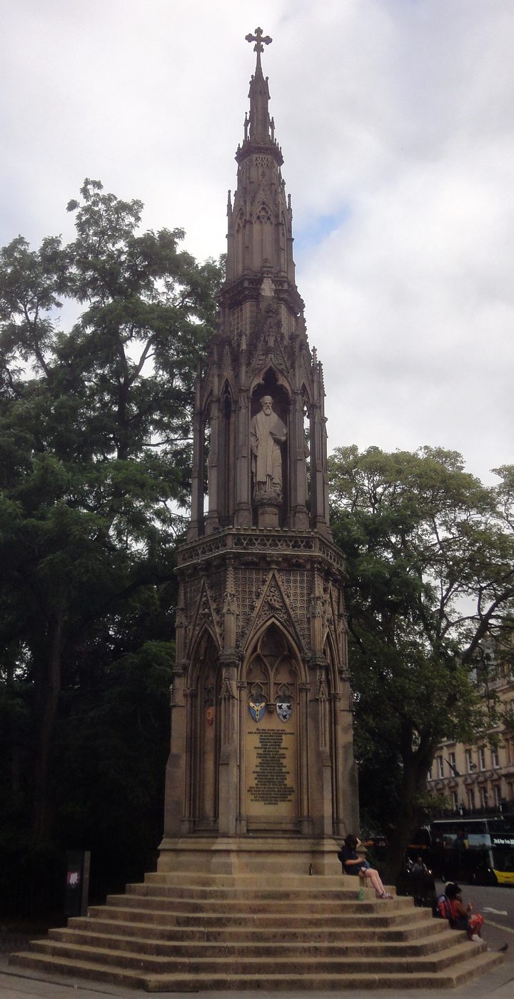The Martyrs' Memorial in Oxford, commemorating Latimer, Ridley, and Cranmer — where Latimer is said to have spoken: “Be of good comfort, Ridley, and play the man; we shall this day light such a candle in England as, by God's grace, shall never be put out.”