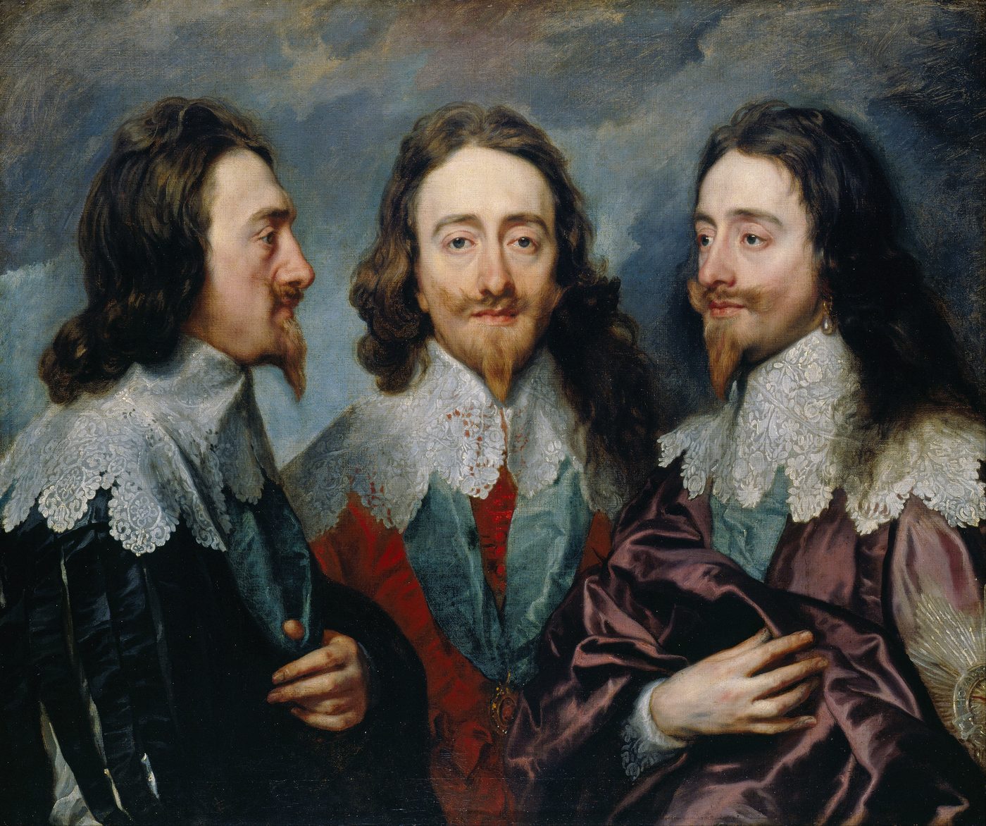 Charles I — even more rigid than his father on the divine right of kings and bishops; ruled 11 years without Parliament, then was executed in 1649.