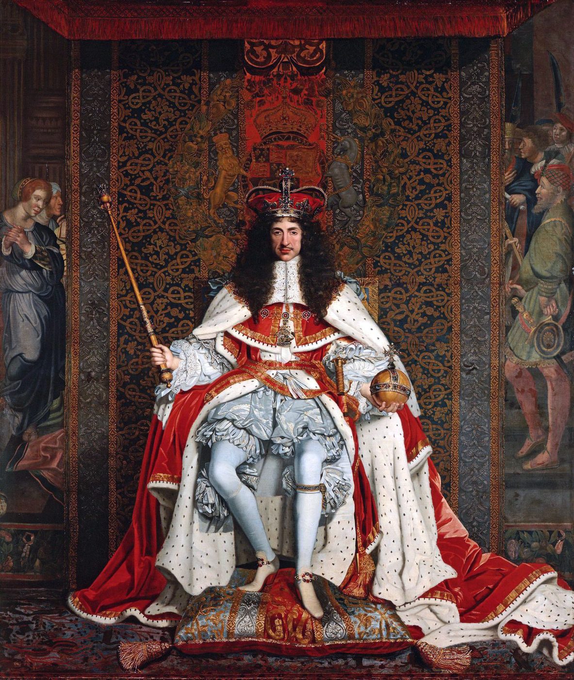 Charles II — secretly sympathetic to Catholicism, party to a secret treaty with Louis XIV, and the king under whom nearly 2,000 ministers lost their livings in 1662.
