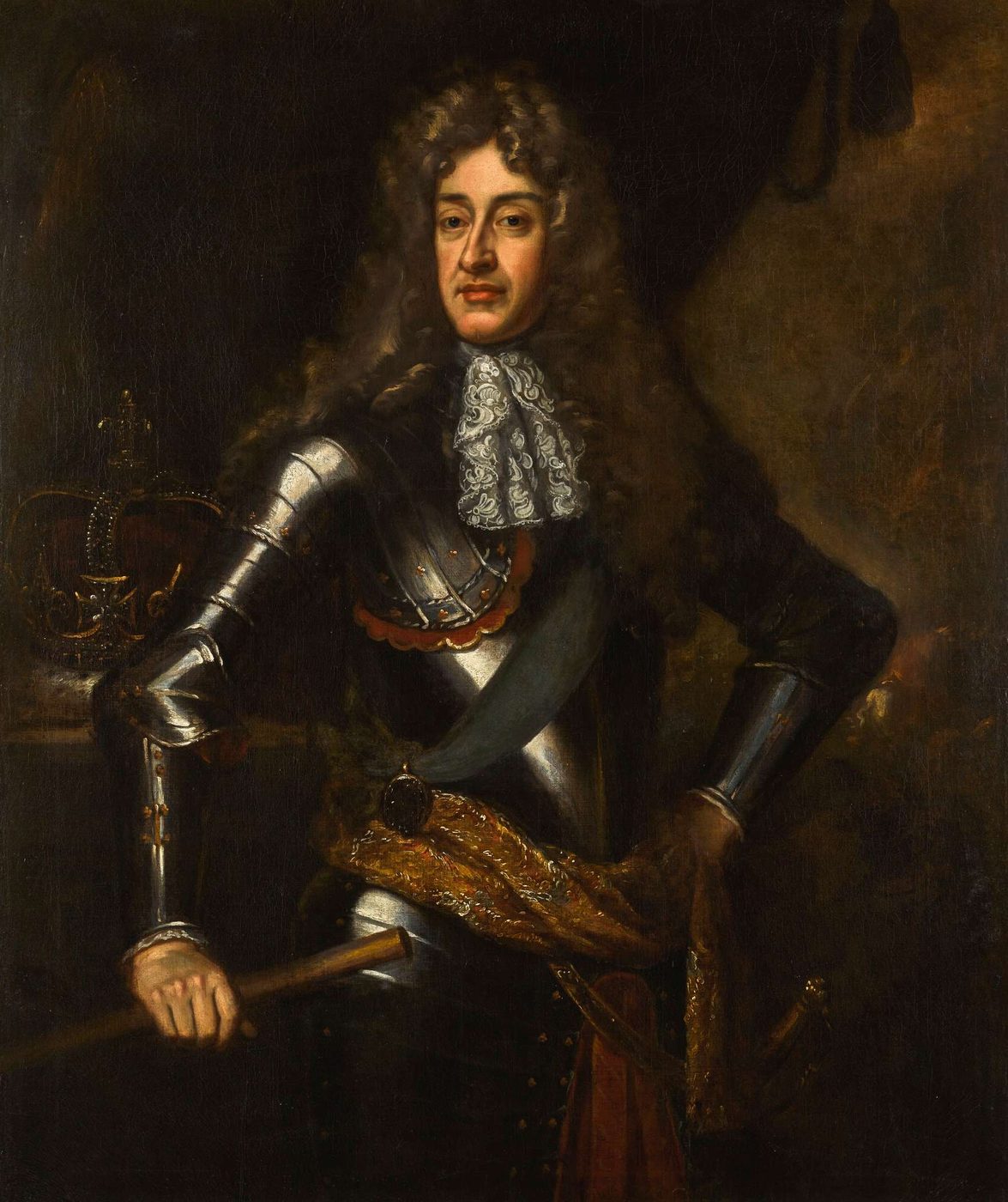 James II — openly Catholic, determined “to bring England back to Rome if it kills me” — overthrown in the 1688 Revolution.