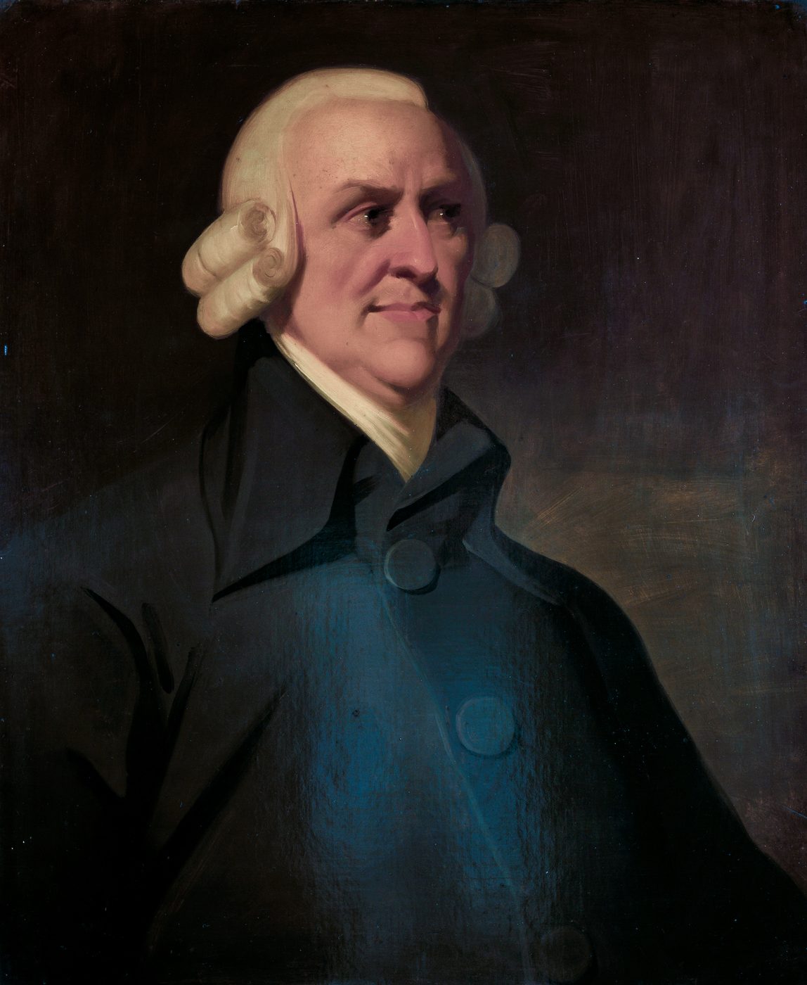 Adam Smith, the Scottish economist who wrote on the balance of trade and division of labor — one of the 18th century's “lawgivers of society” Pawson mentions.