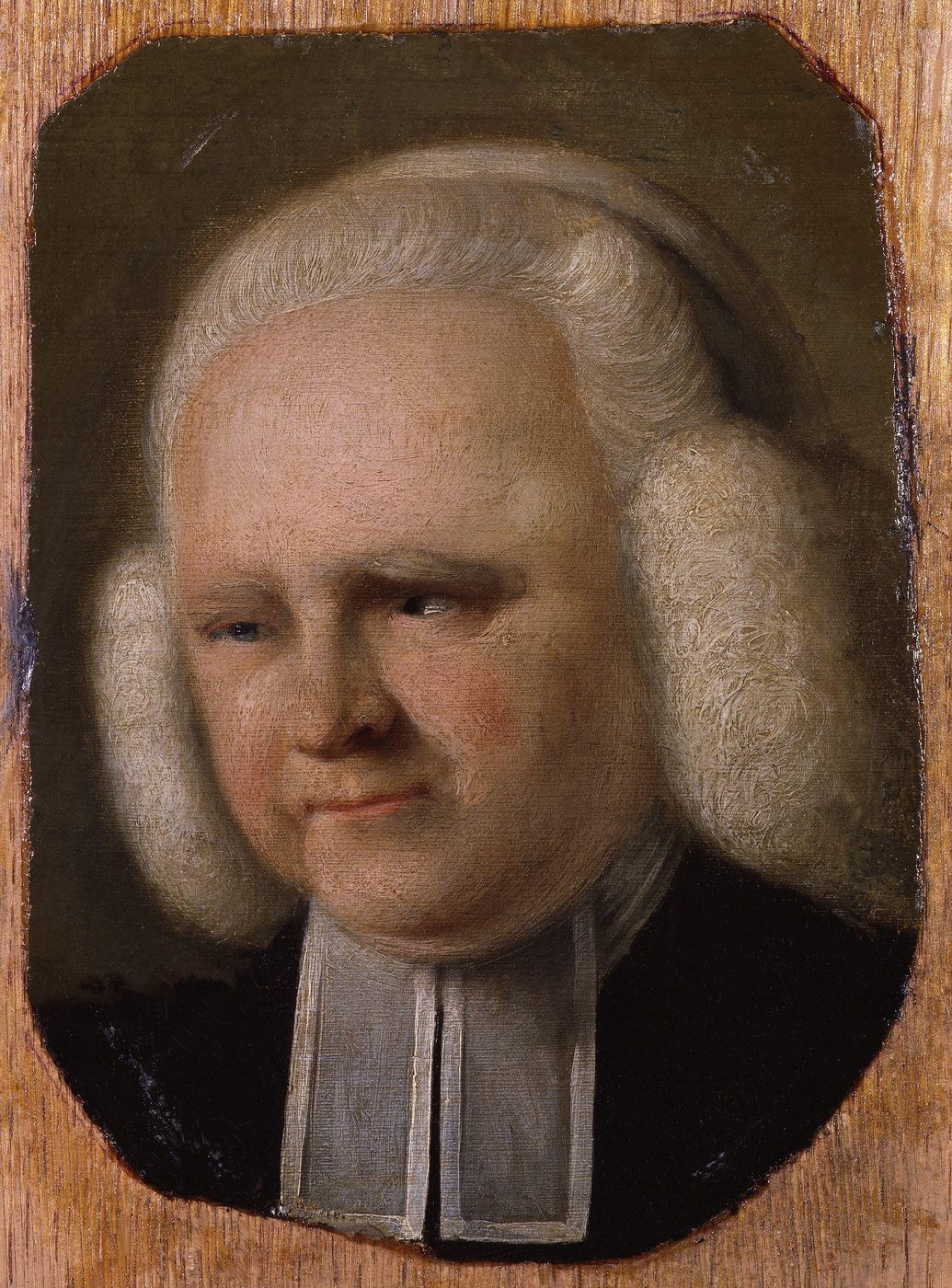 George Whitefield — the poor Oxford servitor who once cleaned his fellow students' shoes, who became an open-air preacher to tens of thousands, crossing the Atlantic thirteen times.