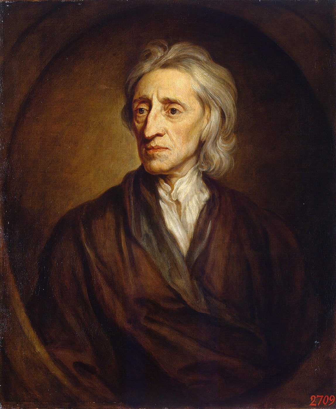 John Locke, the philosopher who wrote on the “laws” governing human society — his ideas went straight into the American Declaration of Independence via Jefferson's pen.