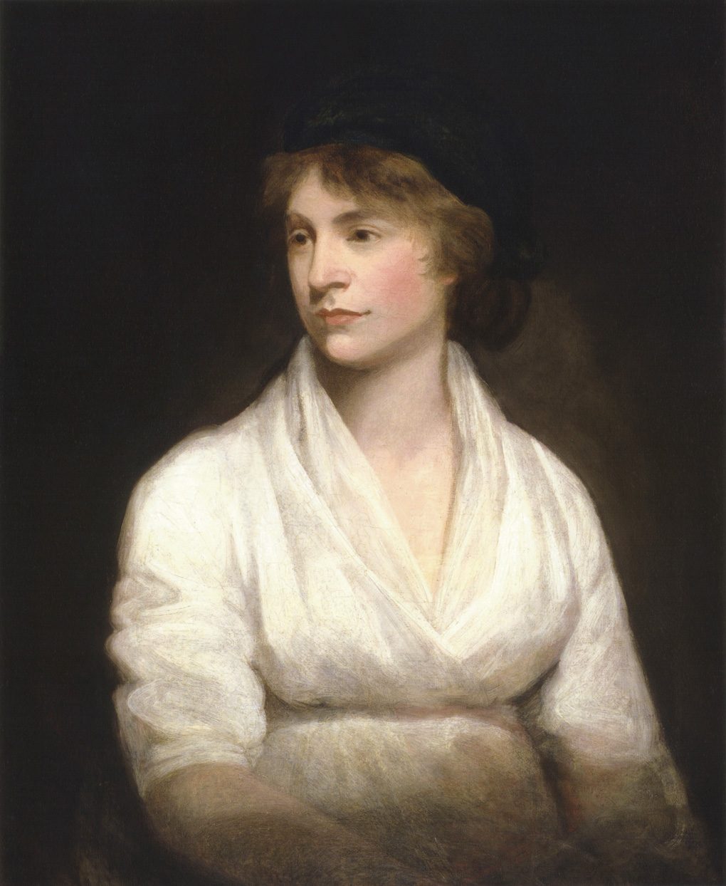 Mary Wollstonecraft, who fought for women's right to vote and to be educated — radical ideas in her day, later made reality.
